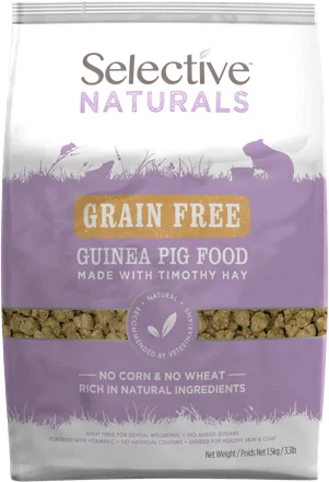 Selective Naturals Grain Free Guinea Pig Food – THE PET VILLAGE LTD - Guinea Pig Bacteria Free Skin Food