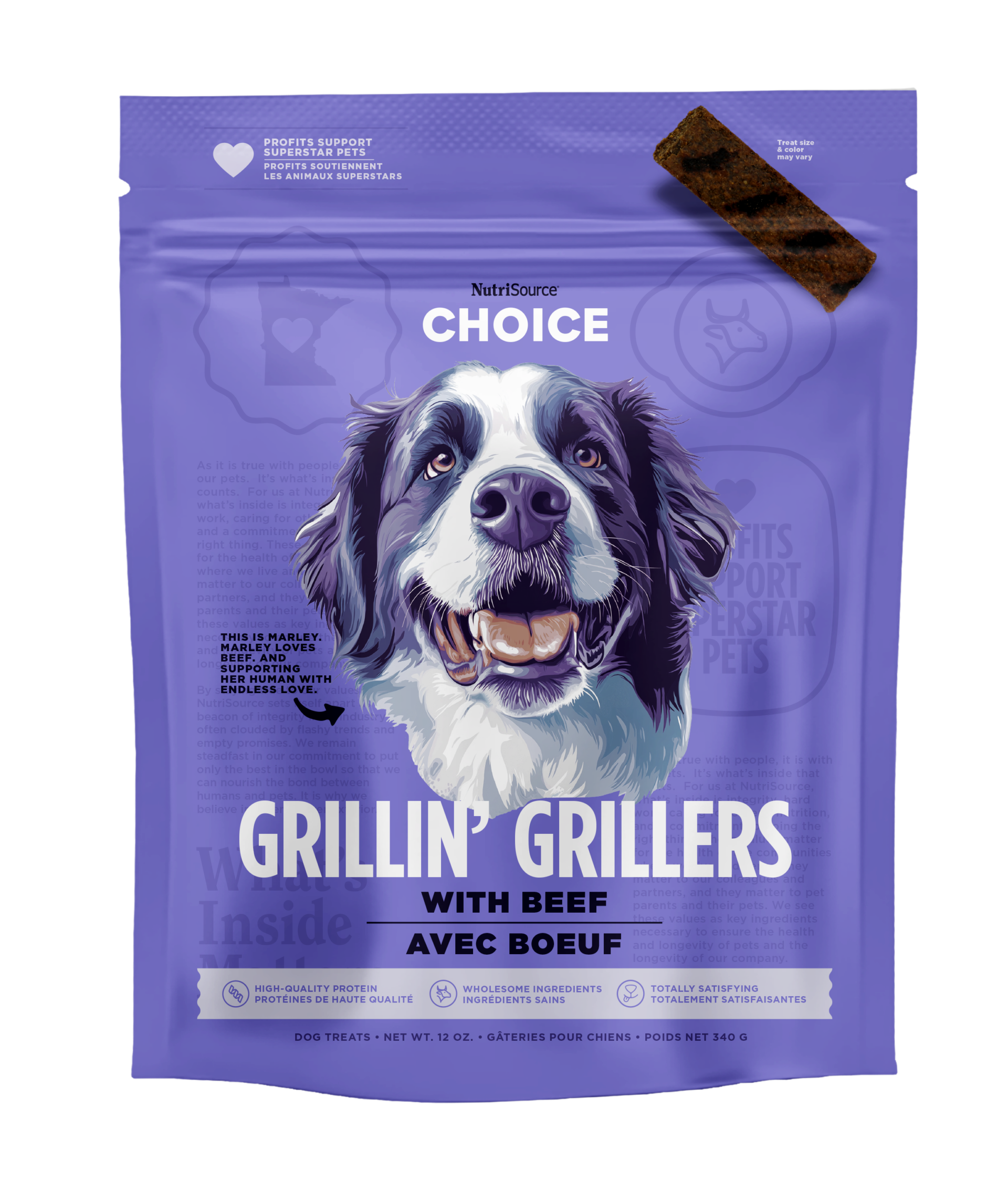 NutriSource Beef Grillin' Grillers