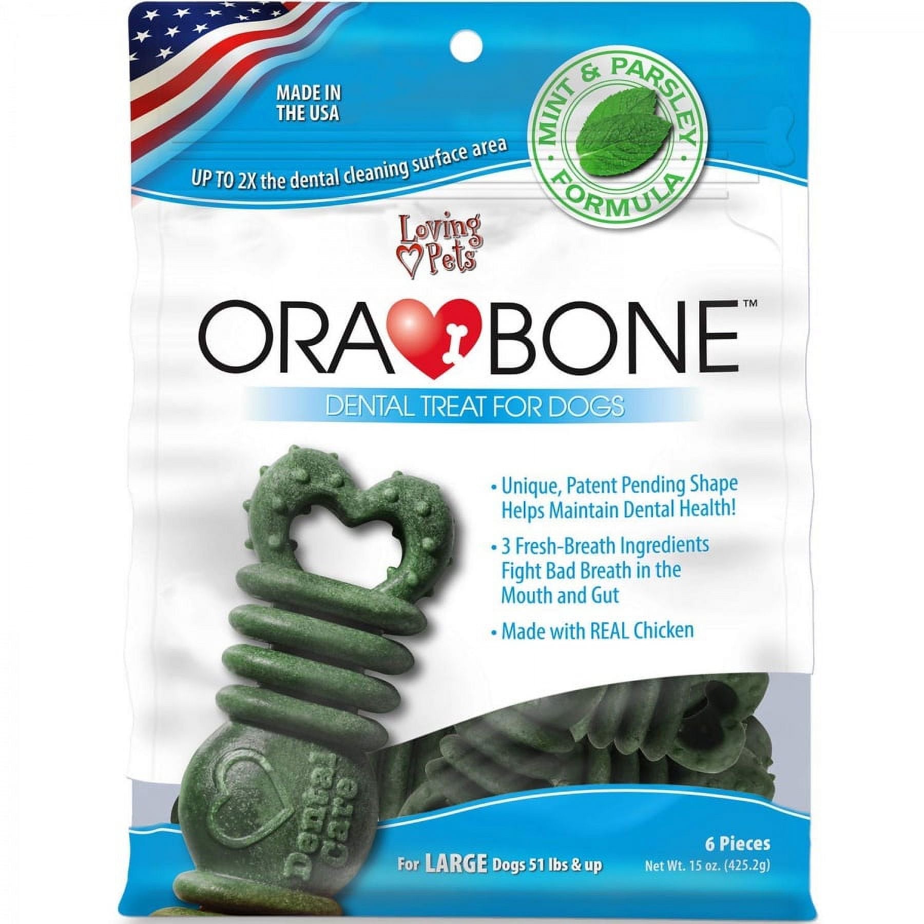 Loving Pets Ora-Bone™ Dental Treats for Dogs