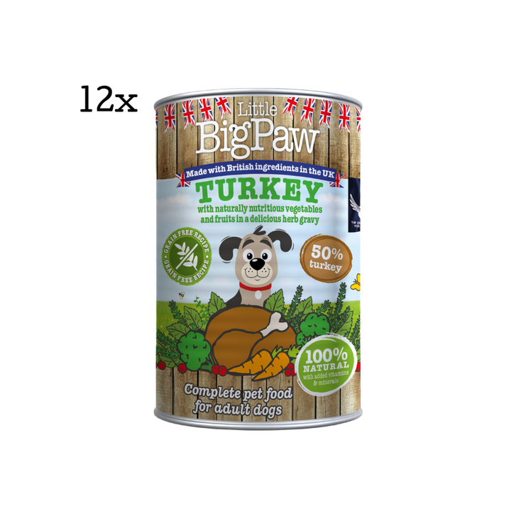 Little Big Paw Turkey & Vegetable Wet Food in a Rich Herb Gravy