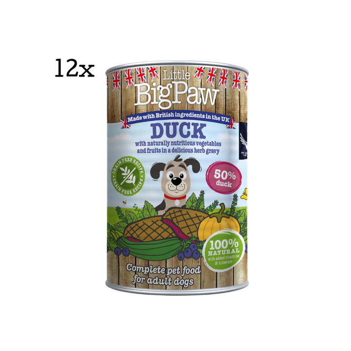 Little Big Paw Duck & Vegetable Wet Food in a Rich Herb Gravy
