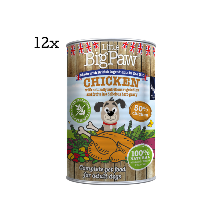 Little Big Paw Chicken & Vegetable Wet Food in a Rich Herb Gravy