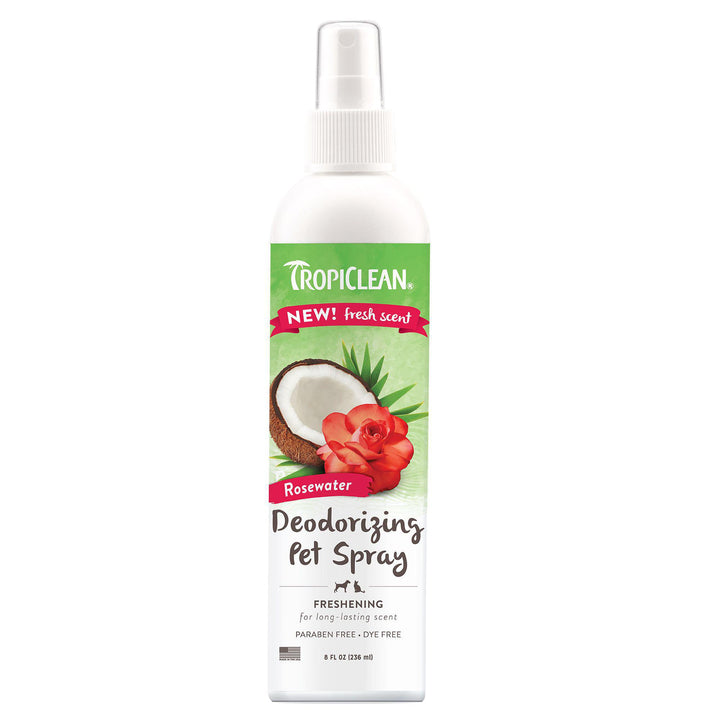 Tropiclean Rosewater Deodorizing Spray