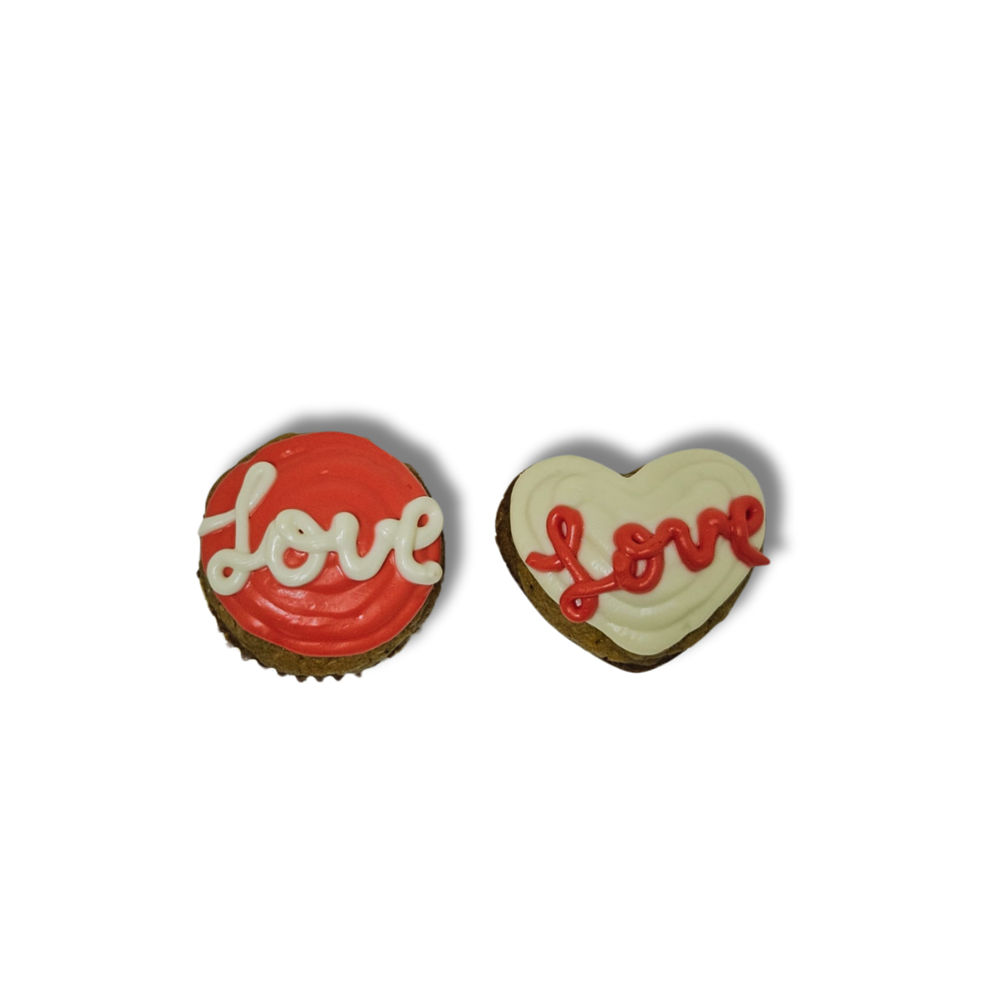 Valentines Pupcakes set of 6