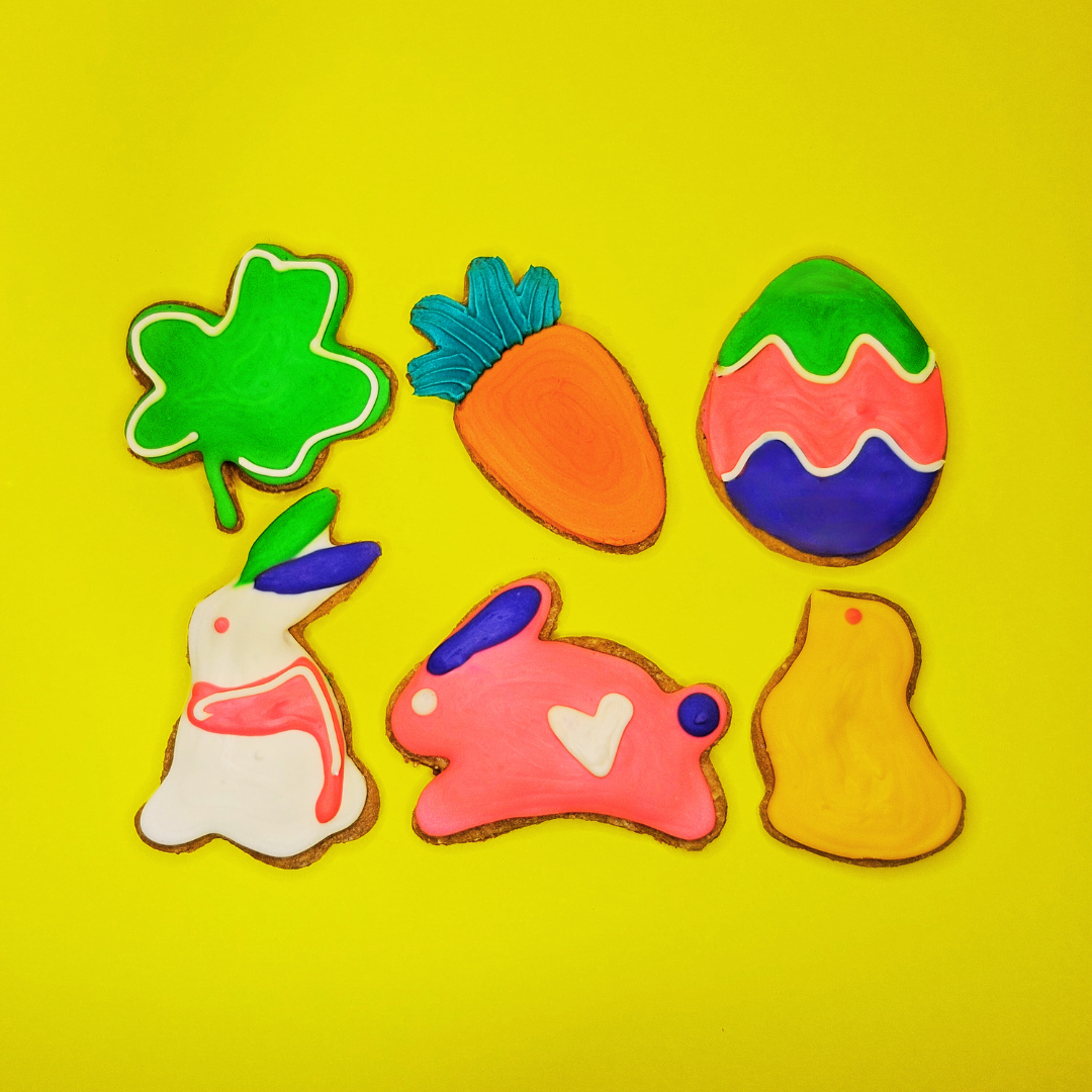 Easter Dog  cookies  (set of six)