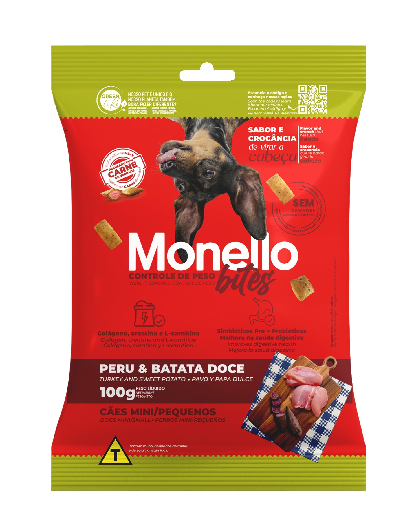 Monello Bites Mini and Small Breeds Dogs - Weight Control