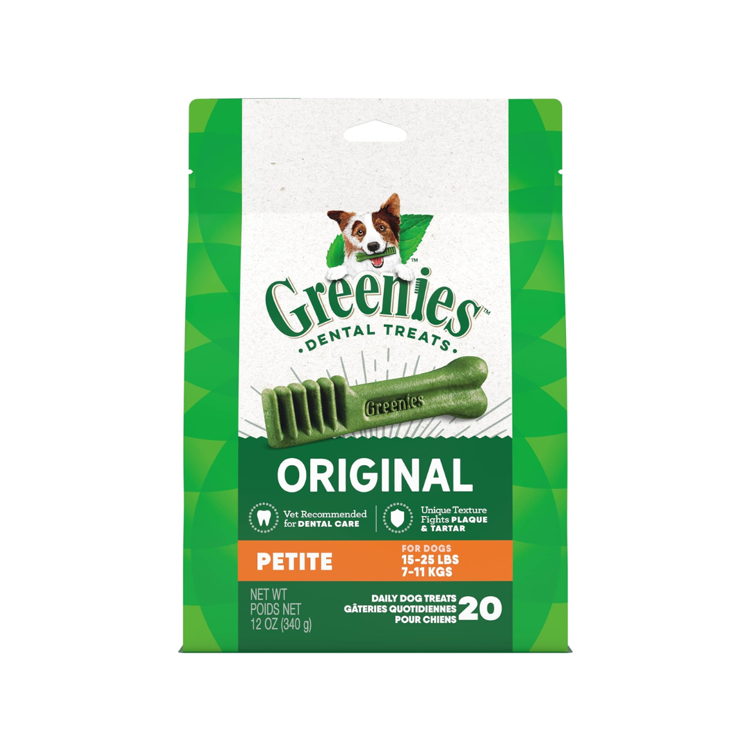 Greenies Original Small Dog Chewable Dental Treats, Petite