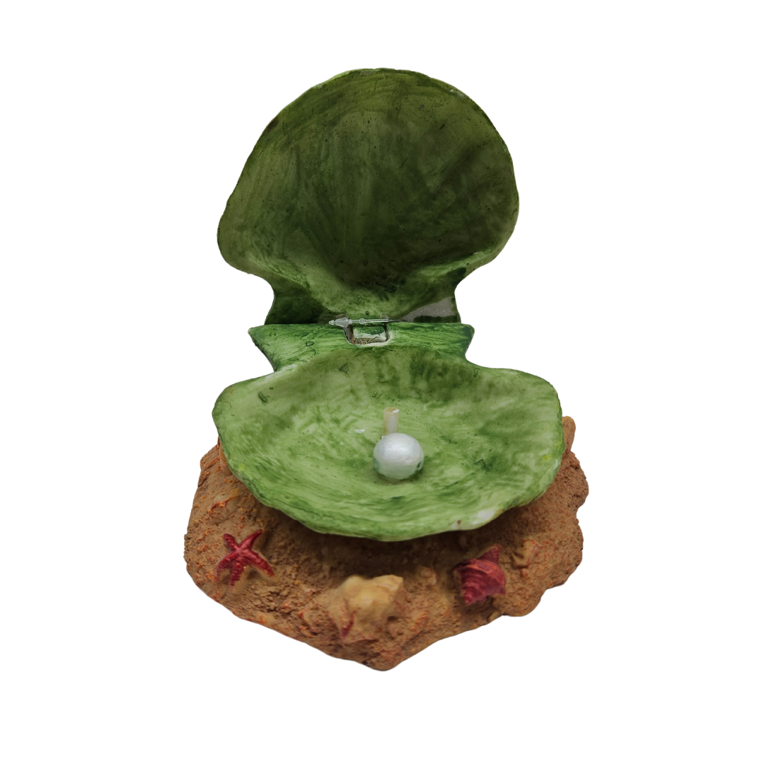 Green Oyster Ornament