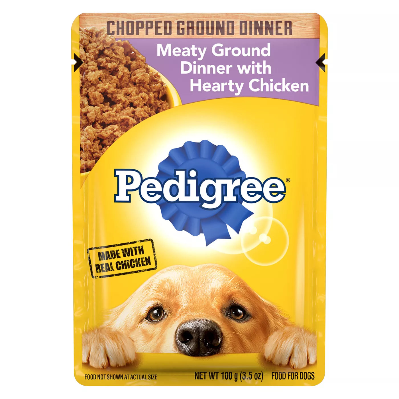PEDIGREE® Meaty Ground Dinner with Chicken Wet Dog Food