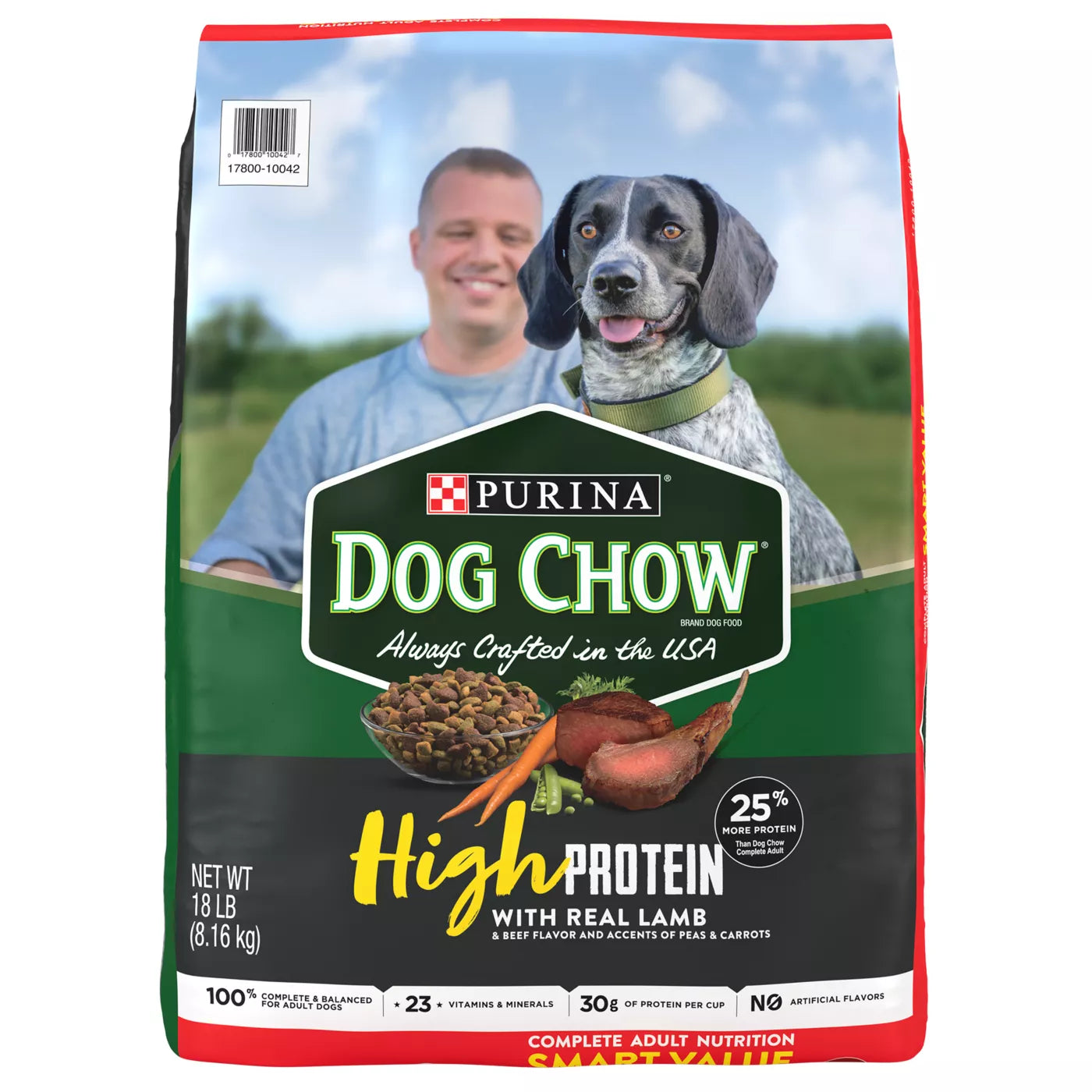 Dog Chow High Protein Real Lamb & Beef Flavor Adult Dry Dog Food