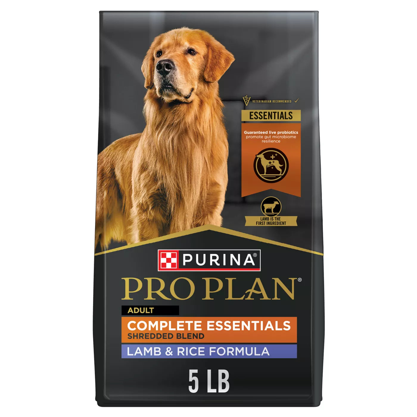 Purina Pro Plan Complete Essentials Dry Dog Food Shredded Blend for Adults