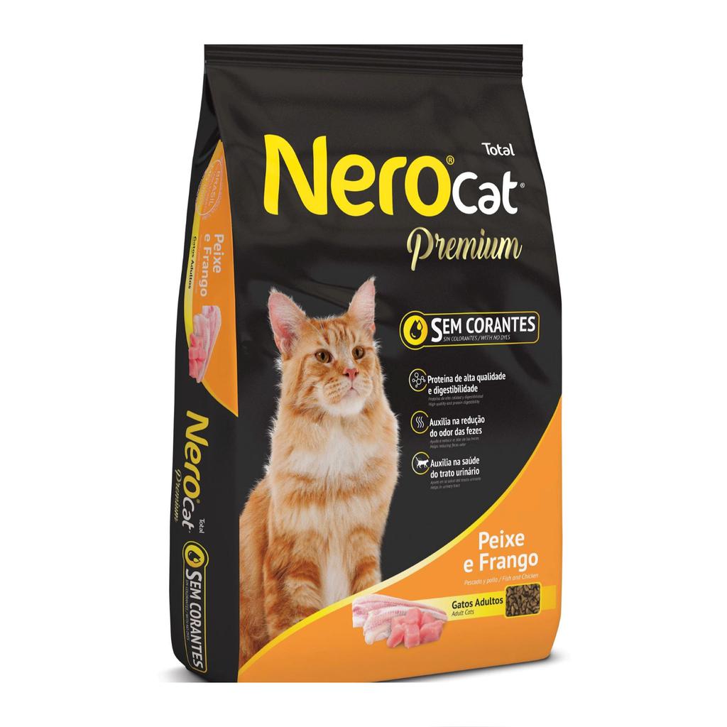 Nero Premium Dry Cat Food Adult, Fish and Chicken Flavor