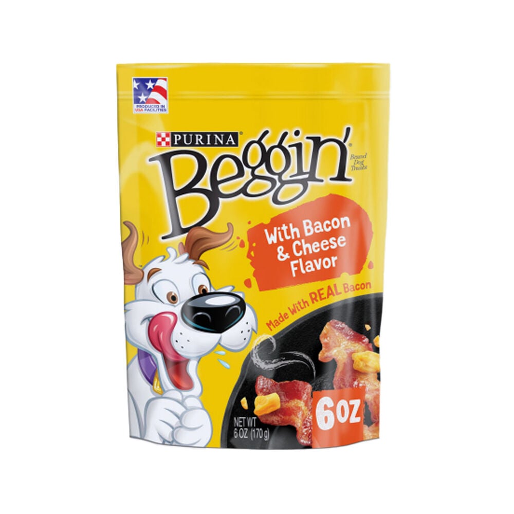 Purina Beggin’ Dog Treats With Bacon & Cheese Flavor