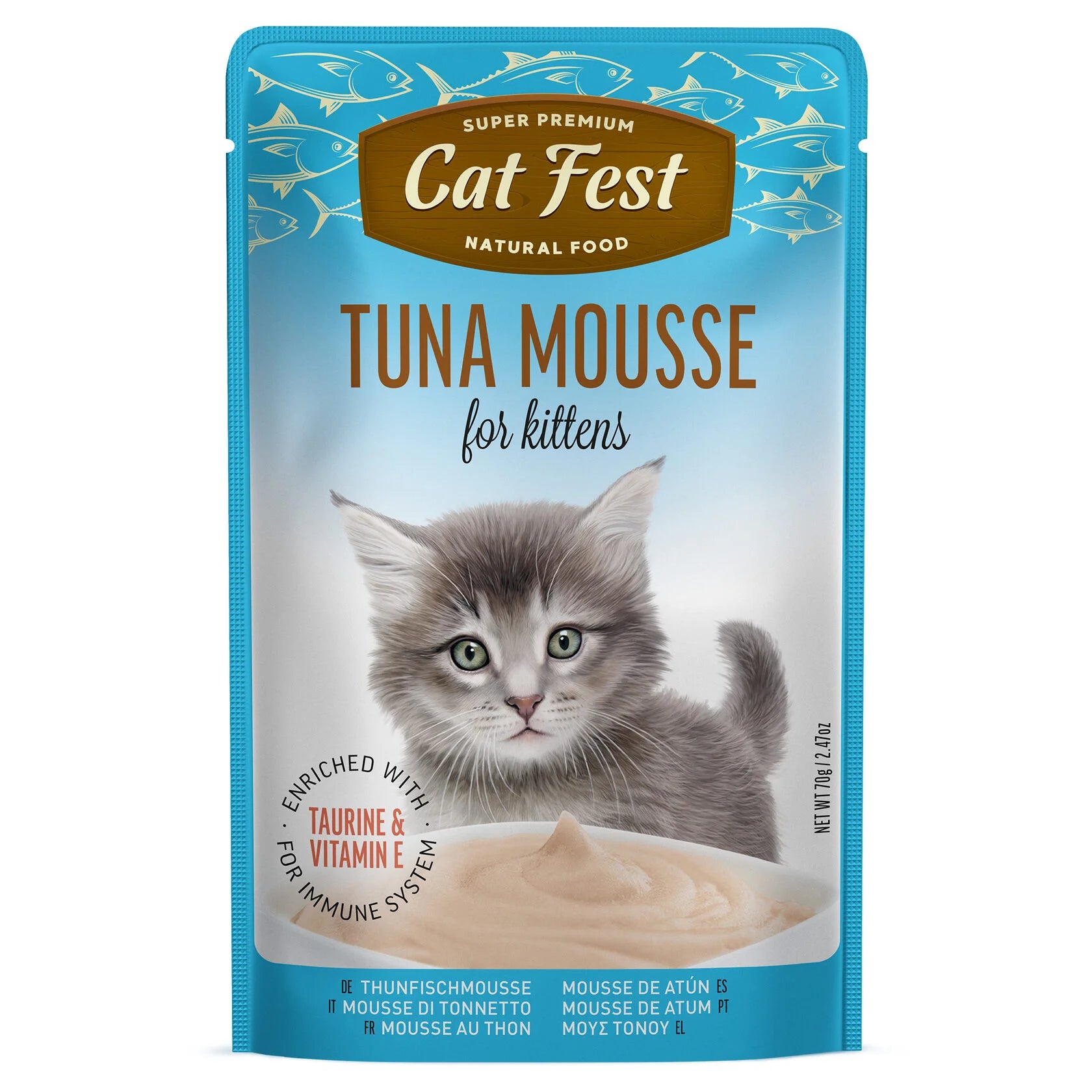 Cat Fest Tuna Mosse for kitten Tender Jelly 70g - Premium Wet Cat Food