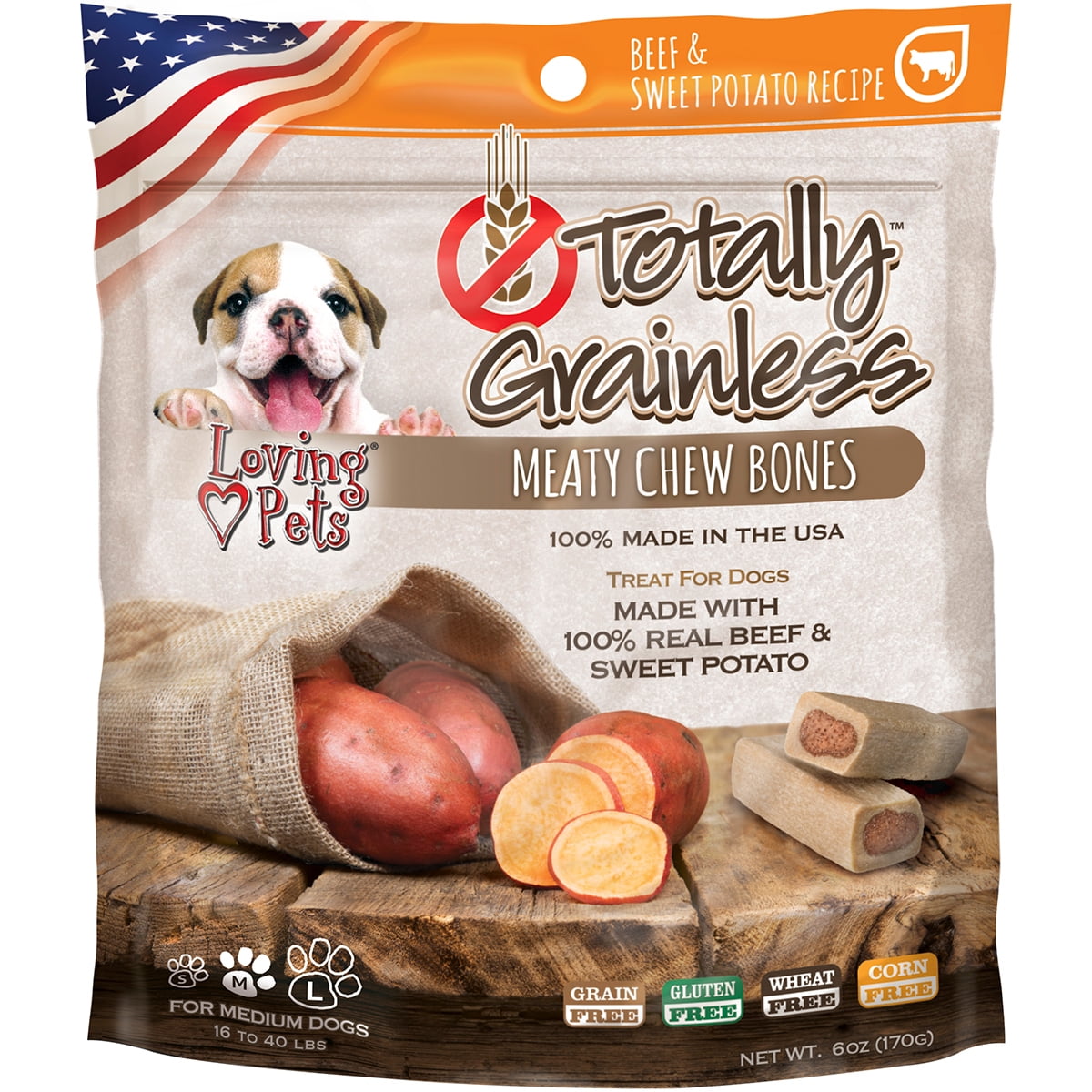 Loving Pets Totally Grainless Beef and Sweet Potato Bones
