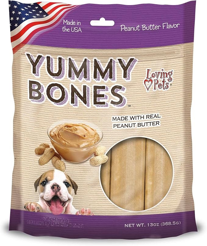 Yummy Bones - Peanut Butter-Filled Dog Bones