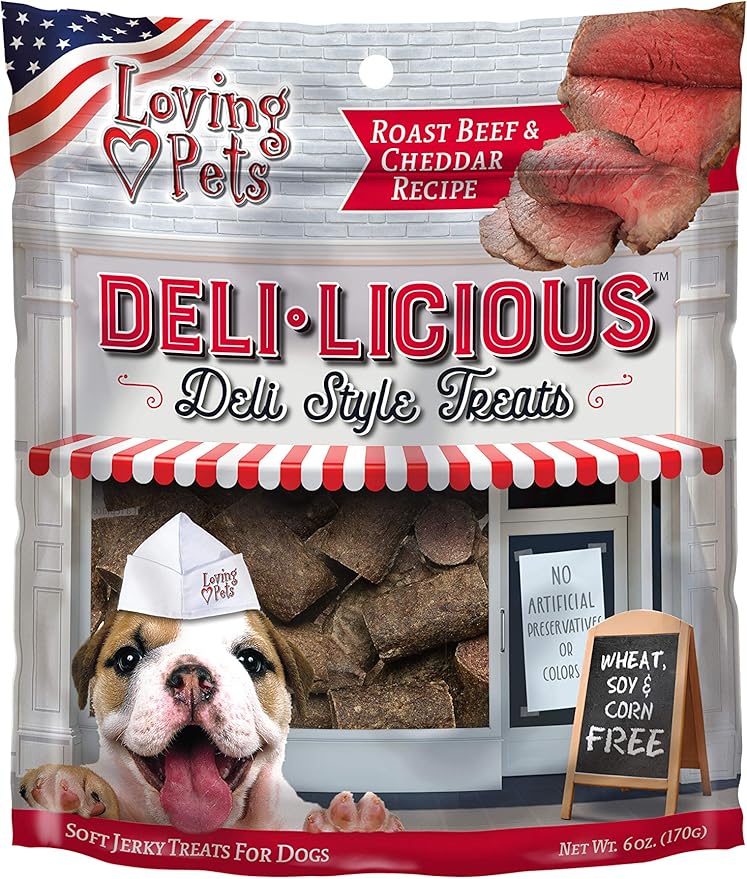 Loving Pets Deli•Licious Roast Beef & Cheddar Dog Treats