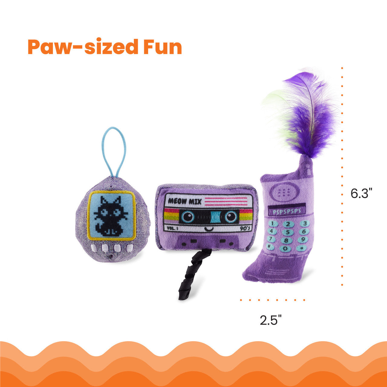 So Meowsome 90s 3Pk Mlt