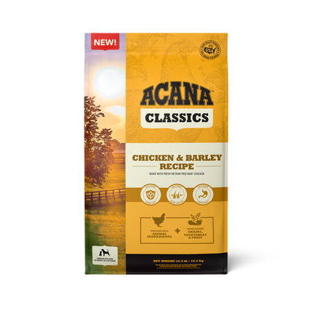 Acana Classic Chicken and Barley Recipe