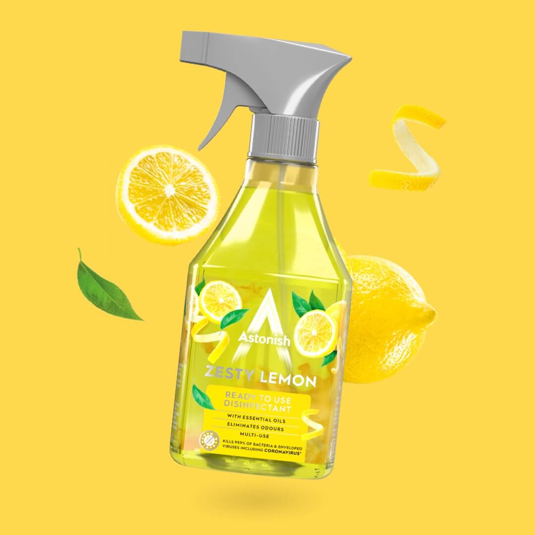Astonish  Ready to Use Disinfectant Spray Zesty Lemon