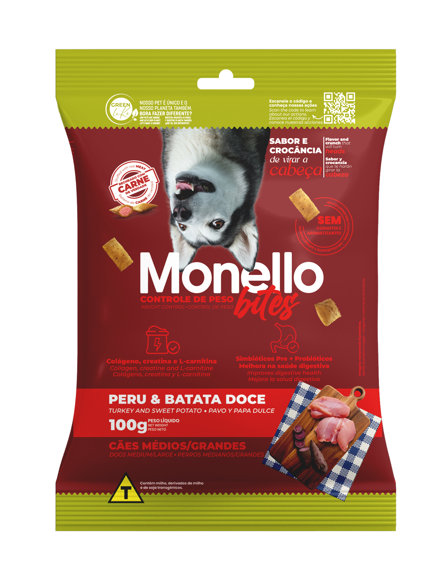 Monello Bites Medium and Large Breeds Dogs - Weight Control