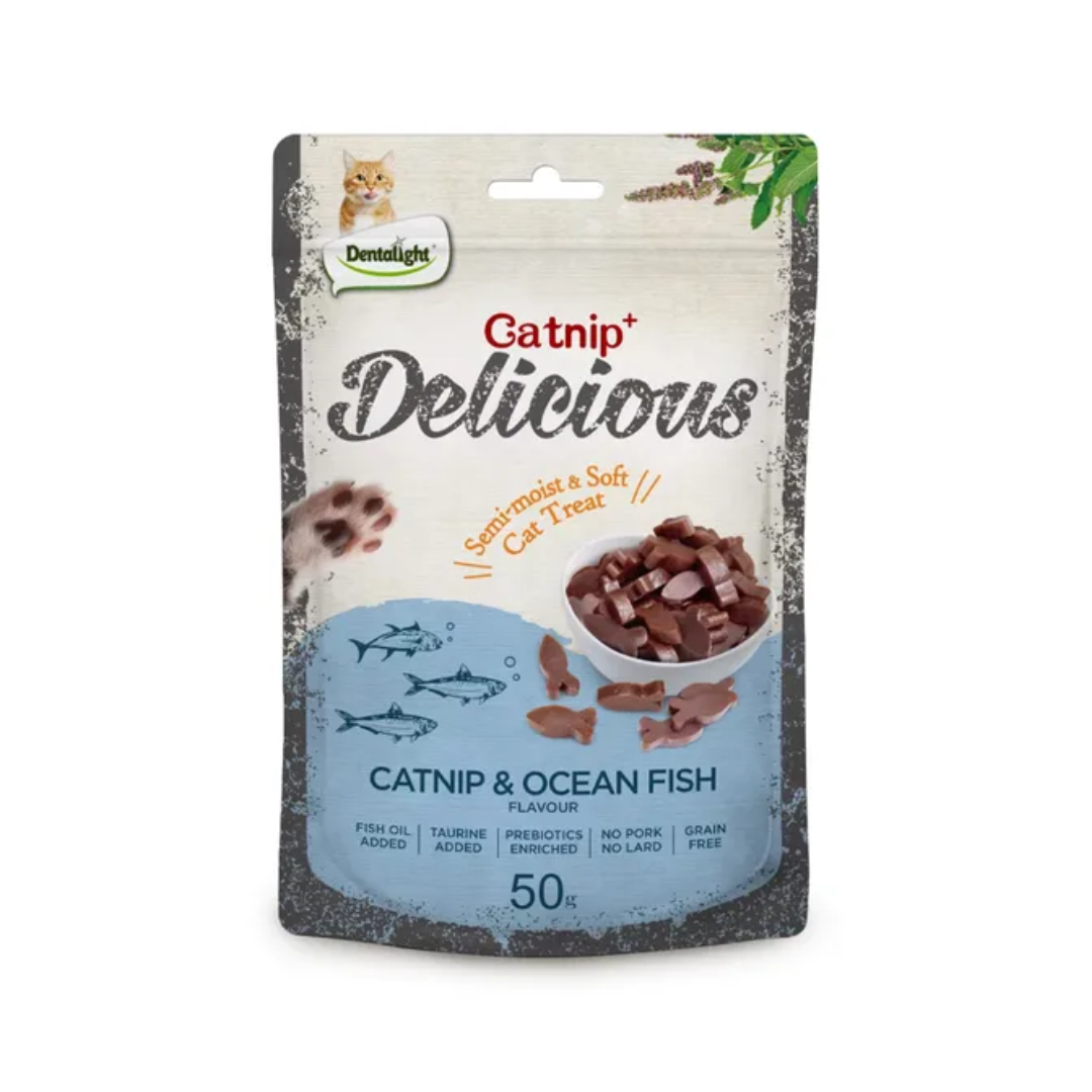 Dentalight Delicious Catnip Fish Cat Treat