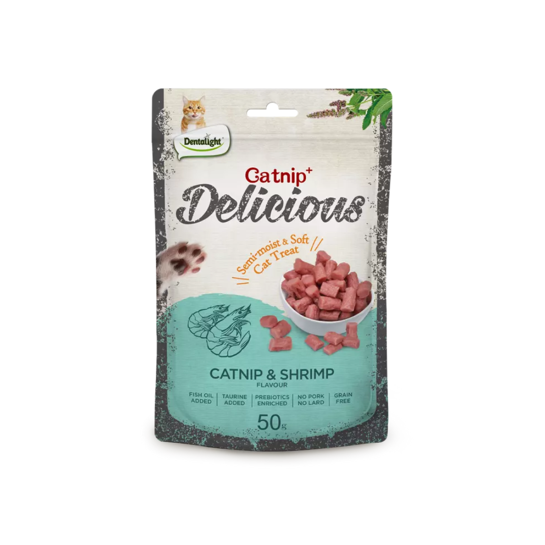 Dentalight Catnip Delicious Shrimp Cat Treats