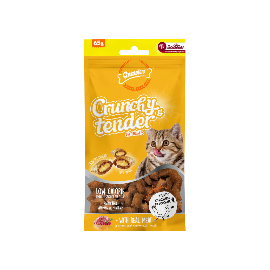 Gnawlers Crunchy & Tender Chicken Flavour Cat Treats