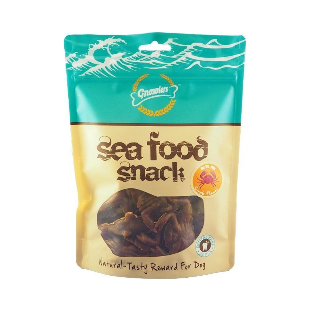 Gnawlers Sea Food Snack Crab Flavor