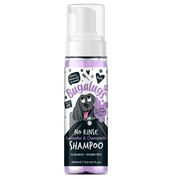 Bugalugs No Rinse Lavender & Chamomile Dog Shampoo