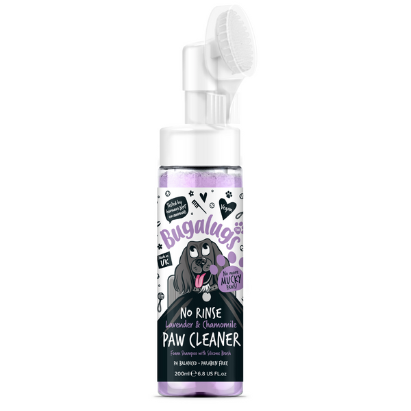 Bugalugs Lavender & Chamomile No-Rinse Paw Cleaner for Dogs & Cats