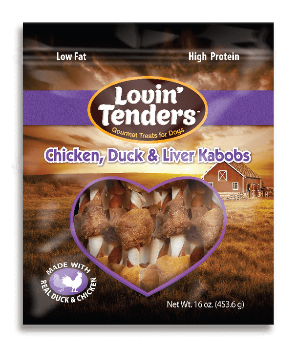 Lovin' Tenders Chicken, Duck, & Liver Kabobs