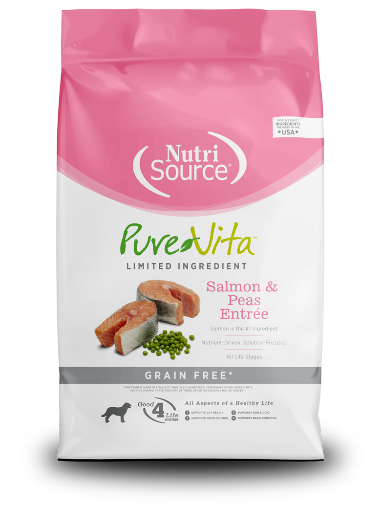 NutriSource PureVita Salmon & Peas Entrée