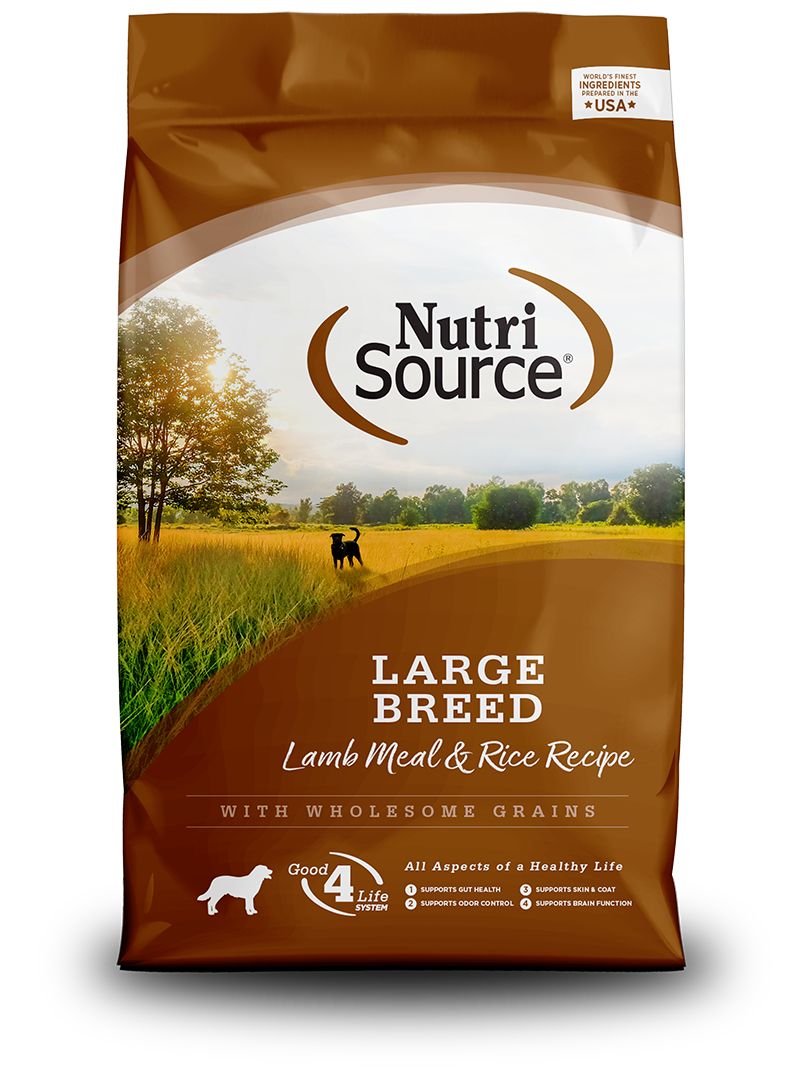 NutriSource Large Breed Lamb Meal & Rice Recipe