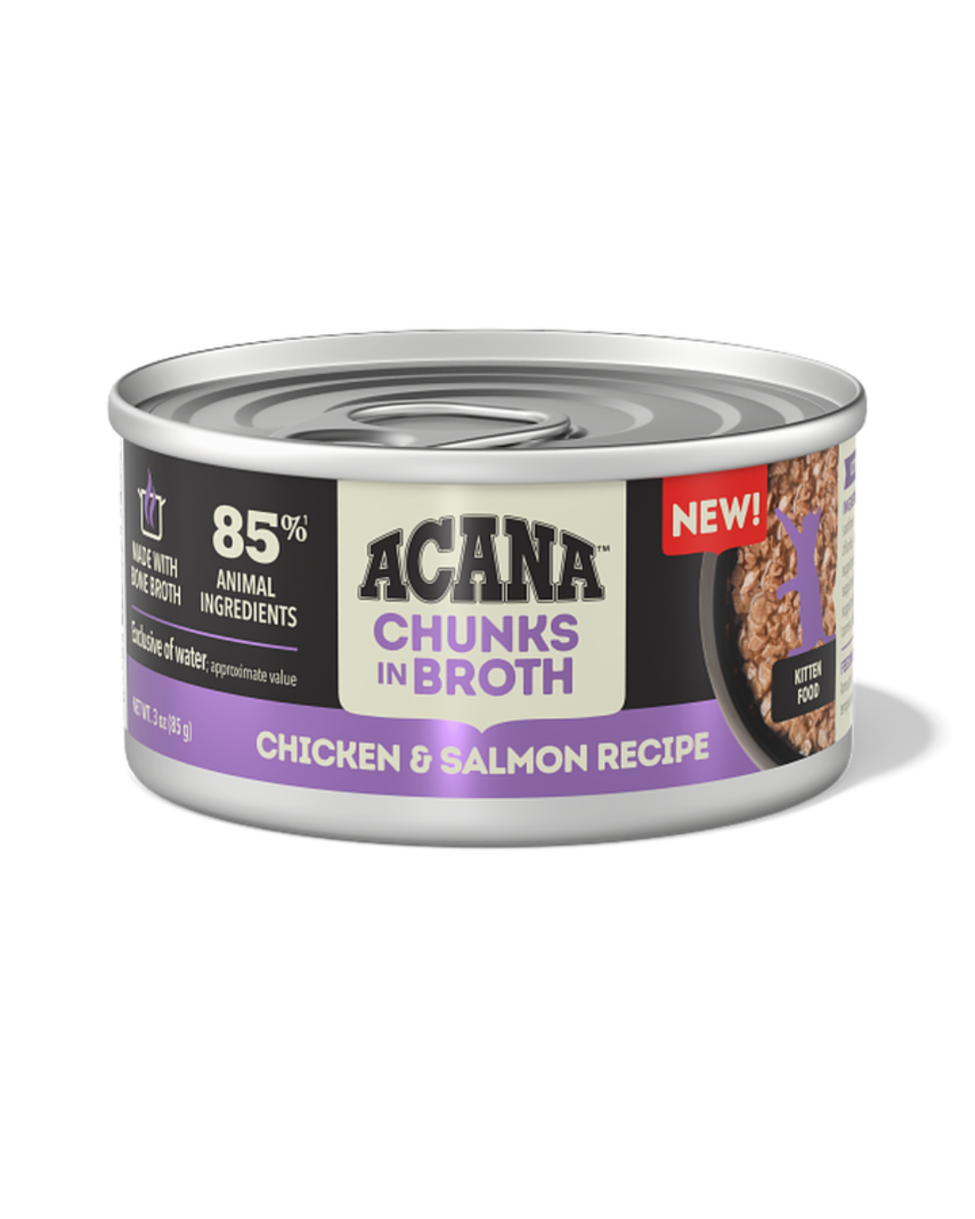 Acana Chunks in Broth Chicken & Salmon Recipe for Kittens
