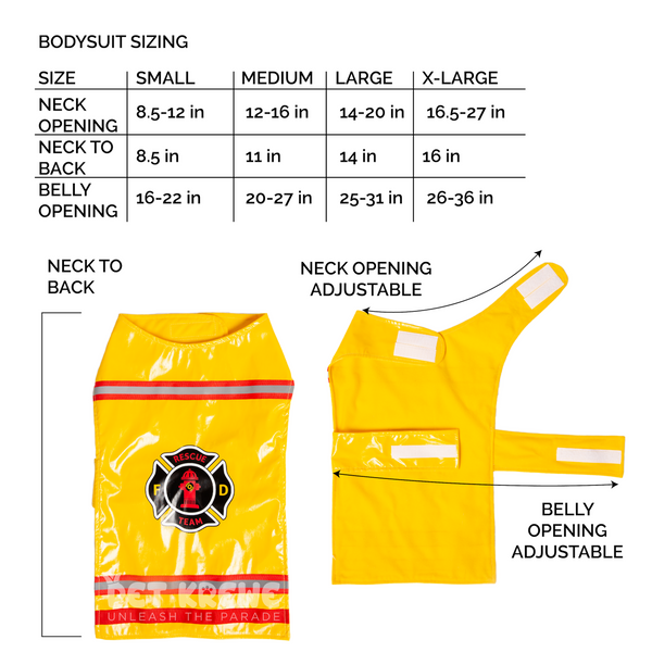 Firefighter Dog Costume