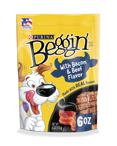 Purina Beggin’ With Bacon and Beef Flavor Dog Treats