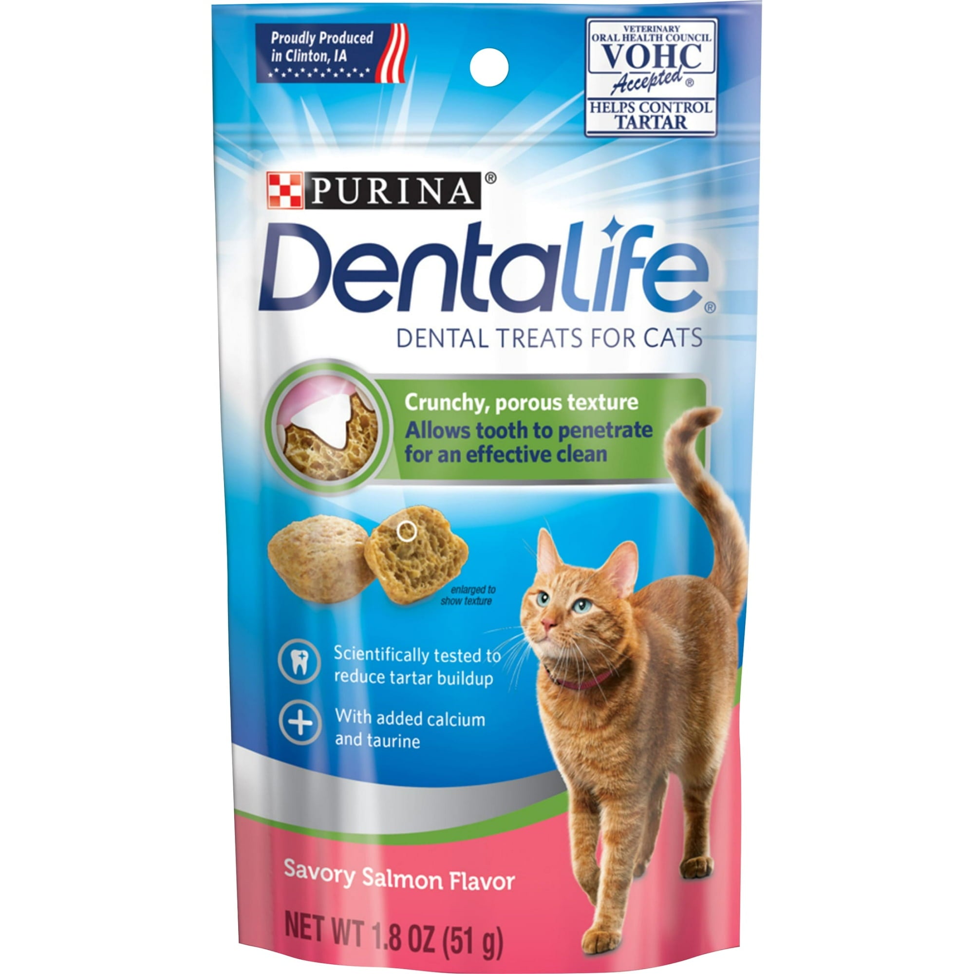 Purina DentaLife Salmon Flavor Dental Cat Treats
