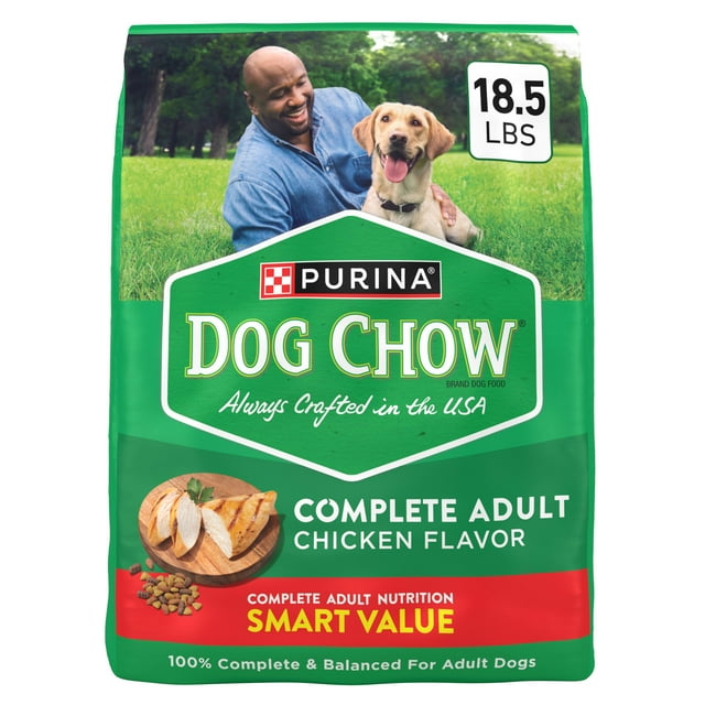 Purina Dog Chow Chicken Flavor Dry Dog Food Complete Adult