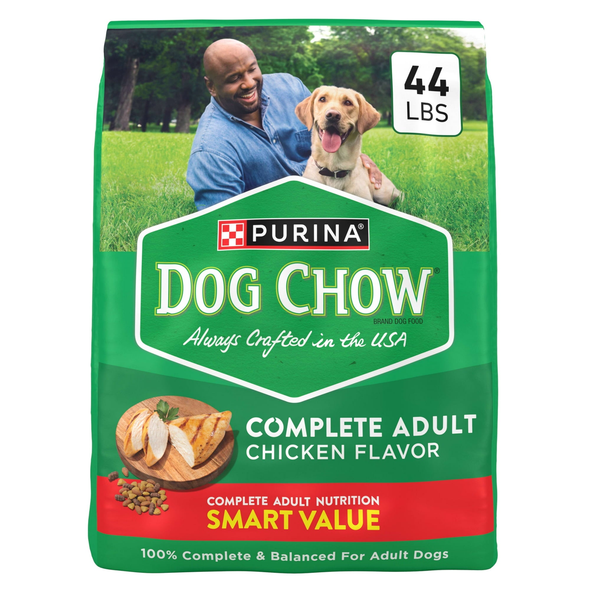 Purina Dog Chow Chicken Flavor Dry Dog Food Complete Adult