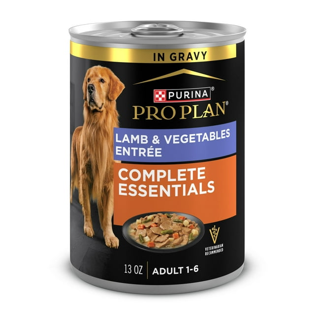 Purina Pro Plan Complete Essentials Lamb and Vegetables Entree in Wet Dog Food Gravy
