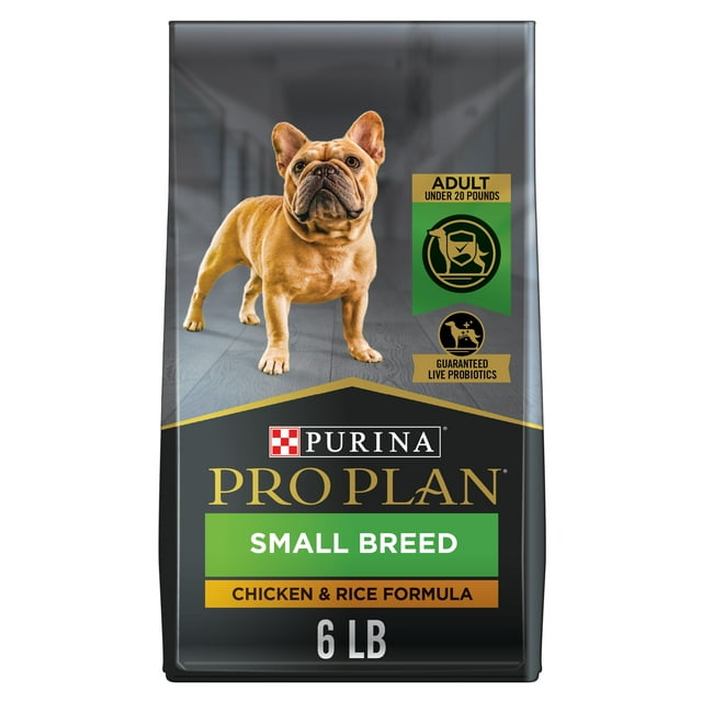Purina Pro Plan Small Breed Dry Dog Food for Adults High Protein Chicken & Rice Formula