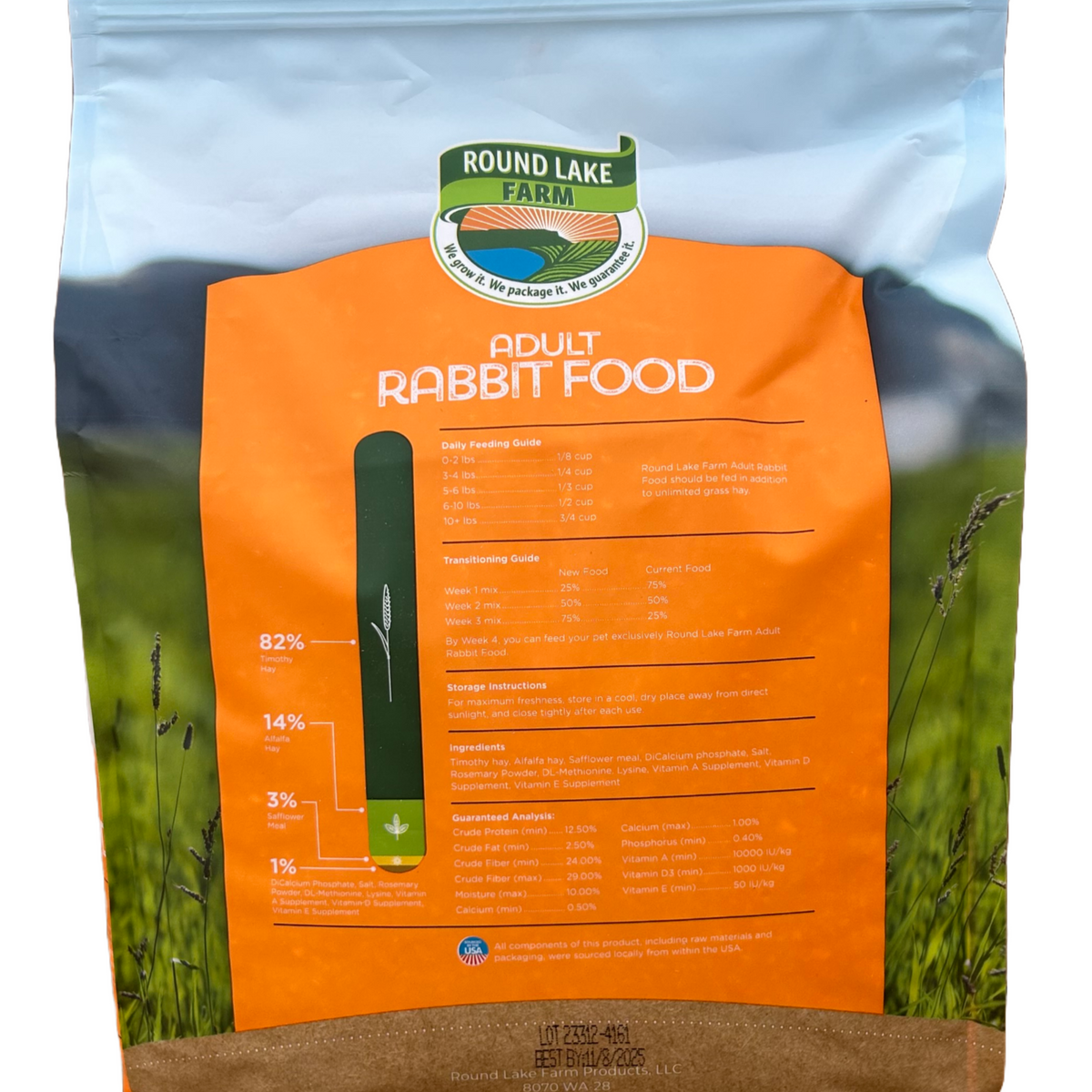Round Lake Farm Adult Rabbit Food – THE PET VILLAGE LTD