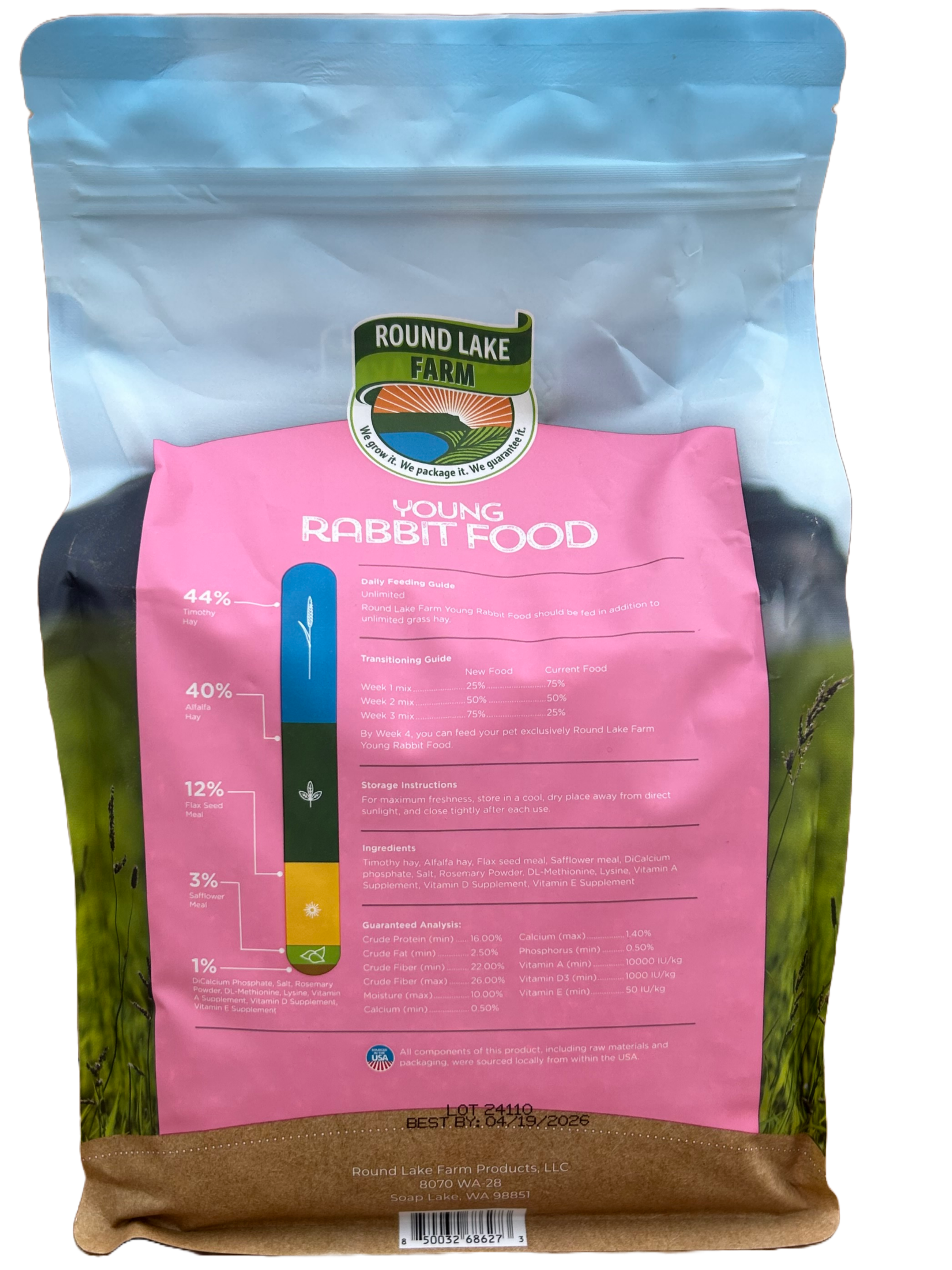 Round Lake Farm Young Rabbit Food