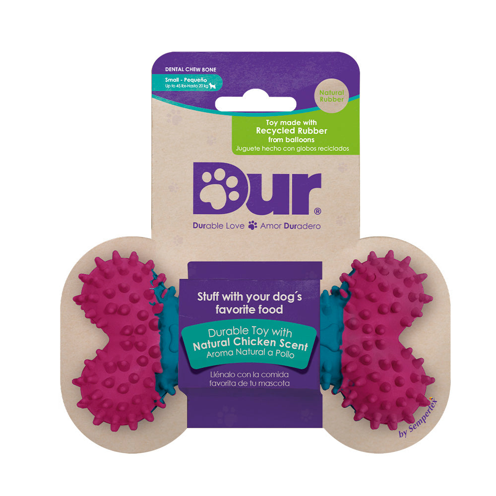 DUR RECYCLED BALLOON BONE DOG TOY SMALL