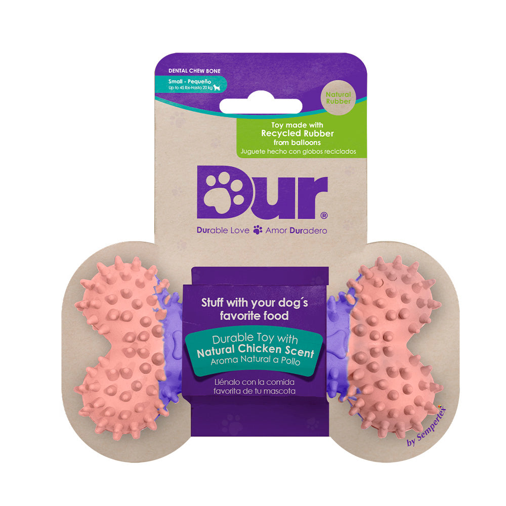DUR RECYCLED BALLOON BONE DOG TOY SMALL