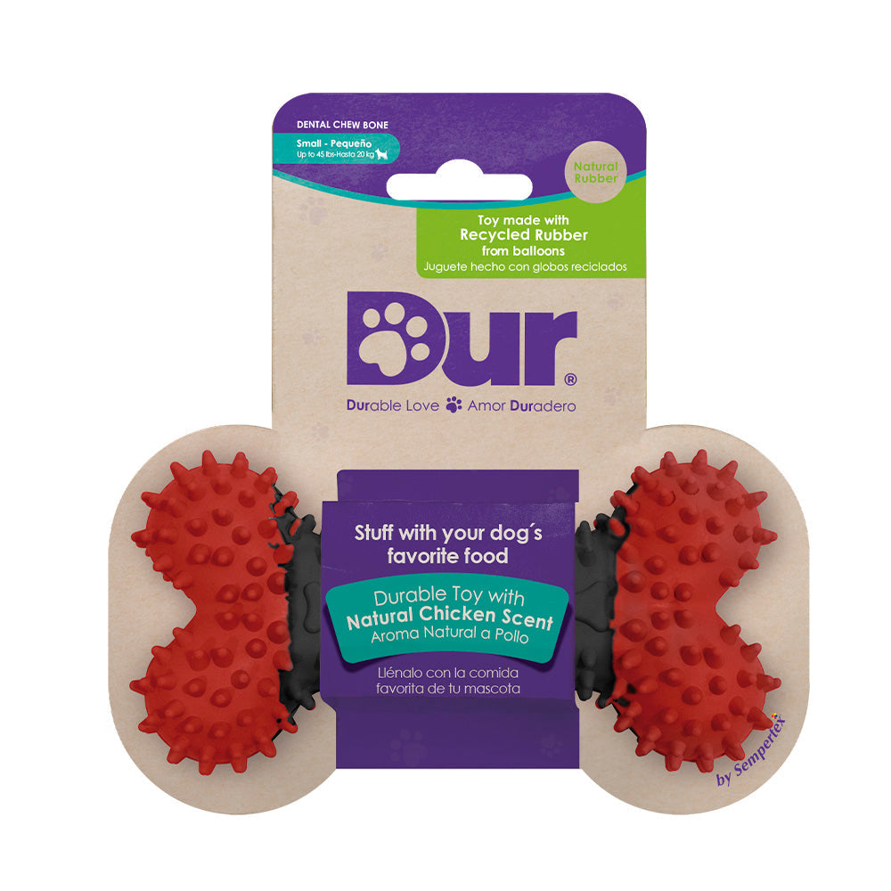 DUR RECYCLED BALLOON BONE DOG TOY SMALL
