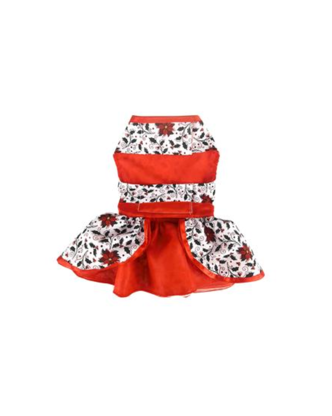 Doggie Design Holiday Dog Harness Dress - Holly