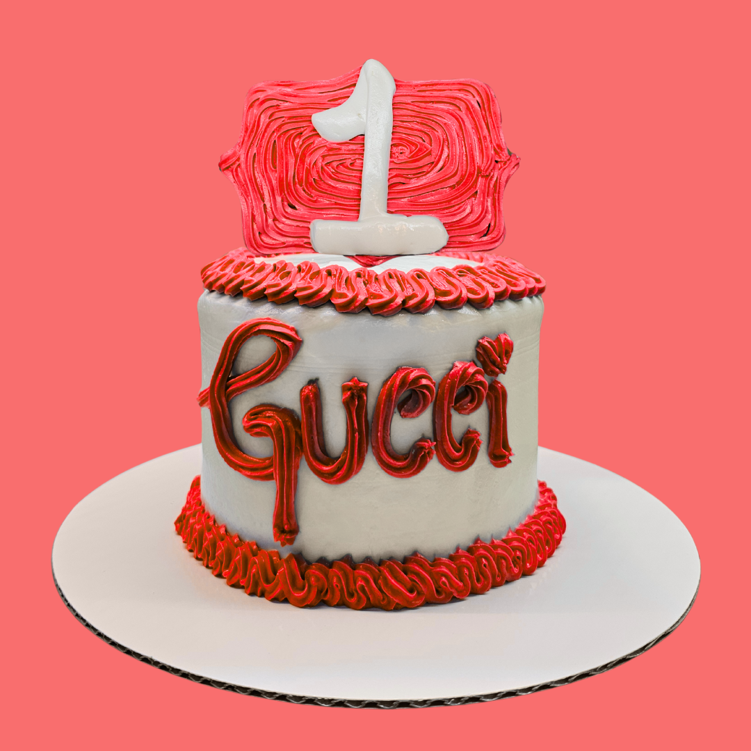 Dog Birthday Cake with Icing Cookie