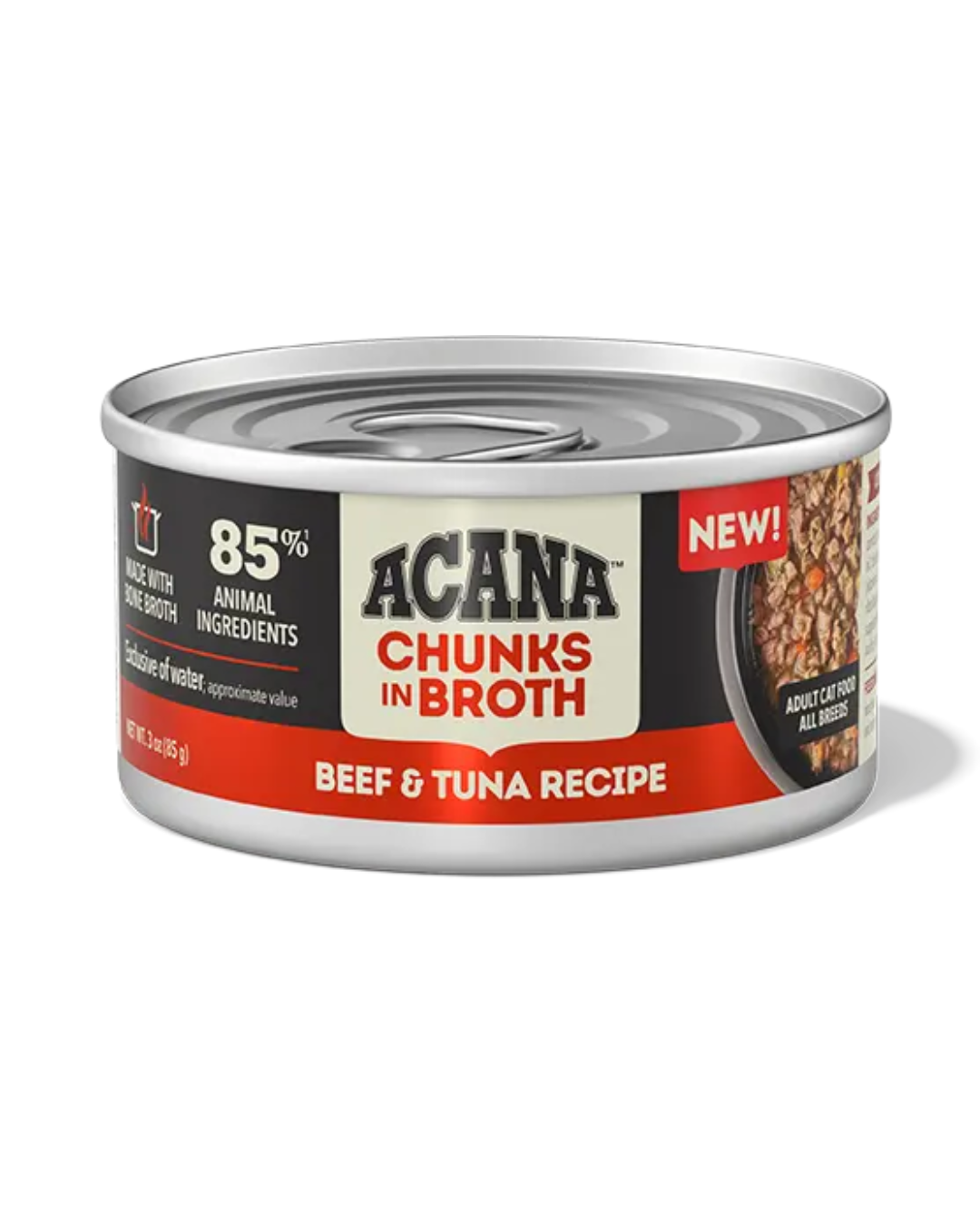 Acana Chunks in Broth Beef & Tuna Recipe